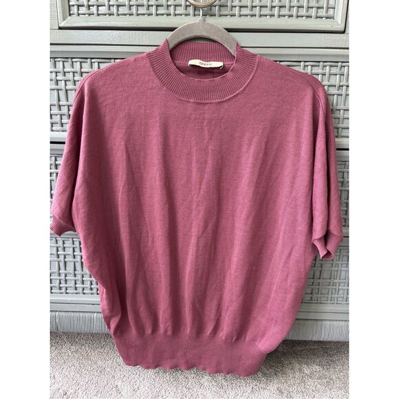 NWOT ODEEH virgin wool short sleeve sweater , Med $545 - Picture 1 of 7